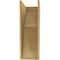 Ekena Millwork 12"W x 24"D x 36"H Classic Crestline Rough Cedar Woodgrain TimberThane Corbel, Primed Tan CORUR12X24X36CRERCPR - alternate 2